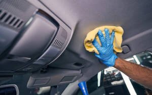 Headliner Restoration - mobile detailing Philadelphia interior add-on service