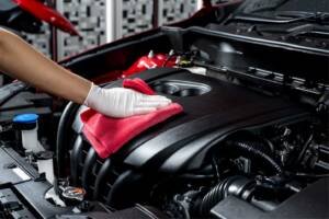 Engine bay detail - mobile detailing Philadelphia exterior add-on service